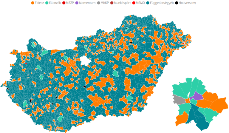 Rezultatele alegerilor locale Ungaria 2024, cf. ÁTLÁTSZÓ VÁLASZTÁS 